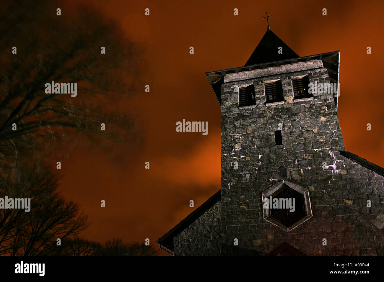 Sola Kirche Norwegen Stockfoto