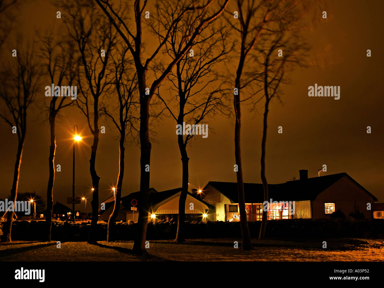 Norwegische Heimat Stockfoto