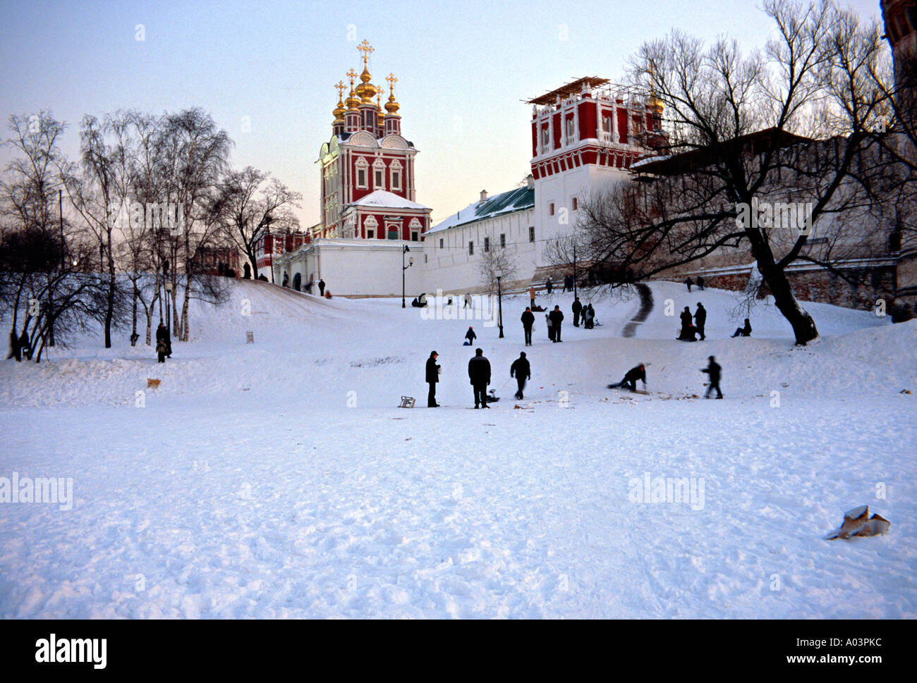 Novodevichiy Kloster, Moskau, Russland Stockfoto