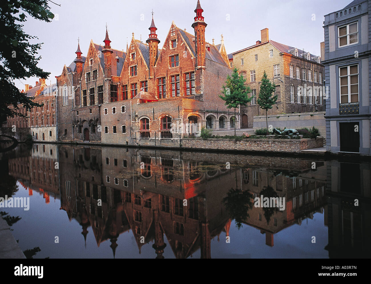 Justizpalast Brügge Belgien. Stockfoto