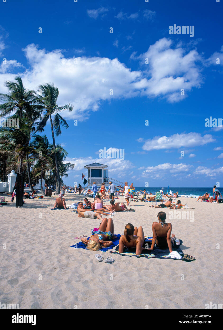 Beach, Fort Lauderdale, Florida, USA Stockfoto