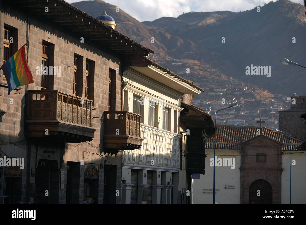 Barrio de San Blas Cusco Peru Stockfoto