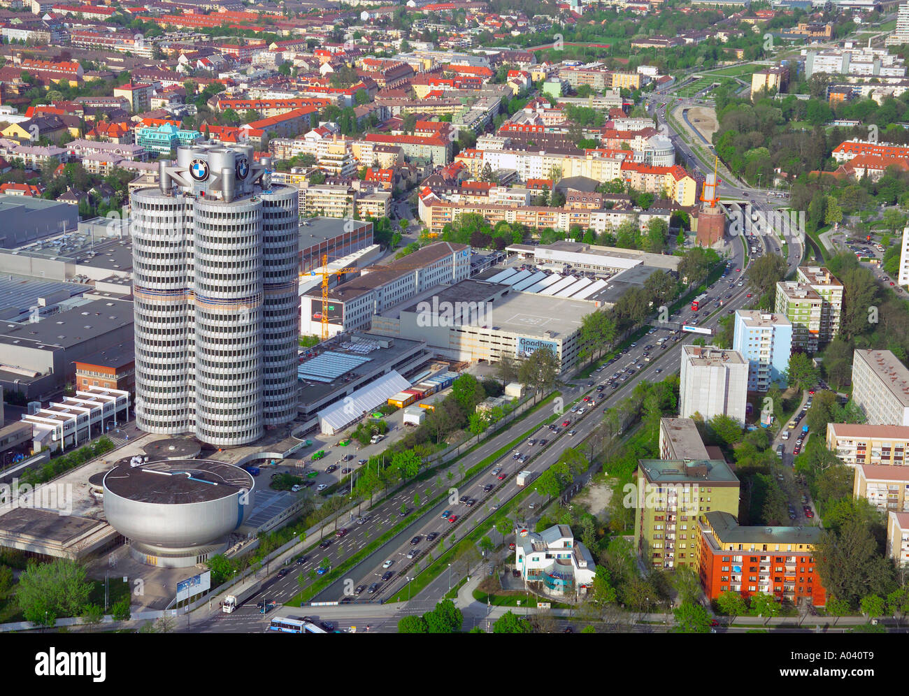 BMW Gebäude, München, Bayern, Deutschland Stockfoto