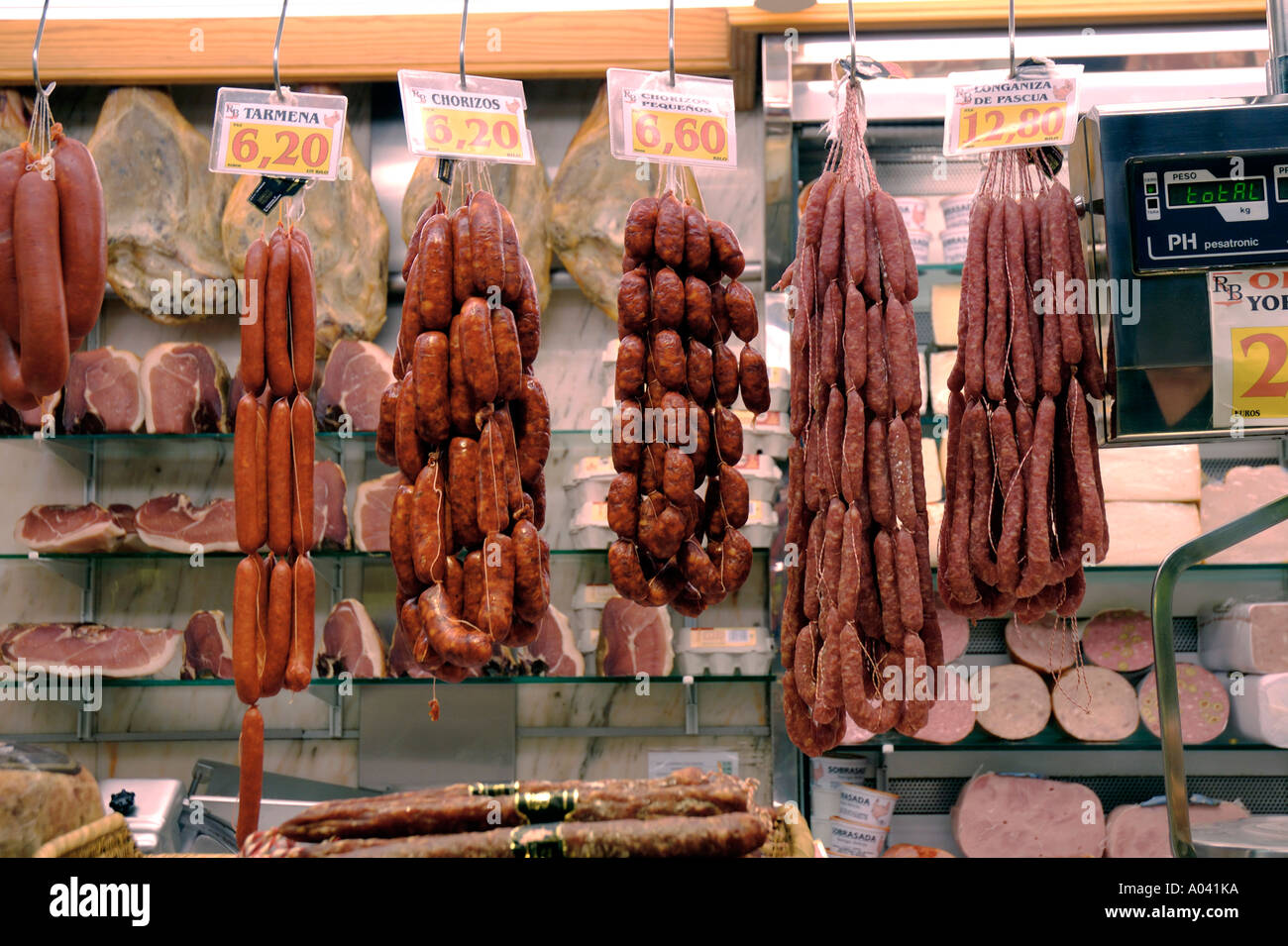 Markt, Castellon De La Plana, Provinz Castellon, Spanien Stockfoto