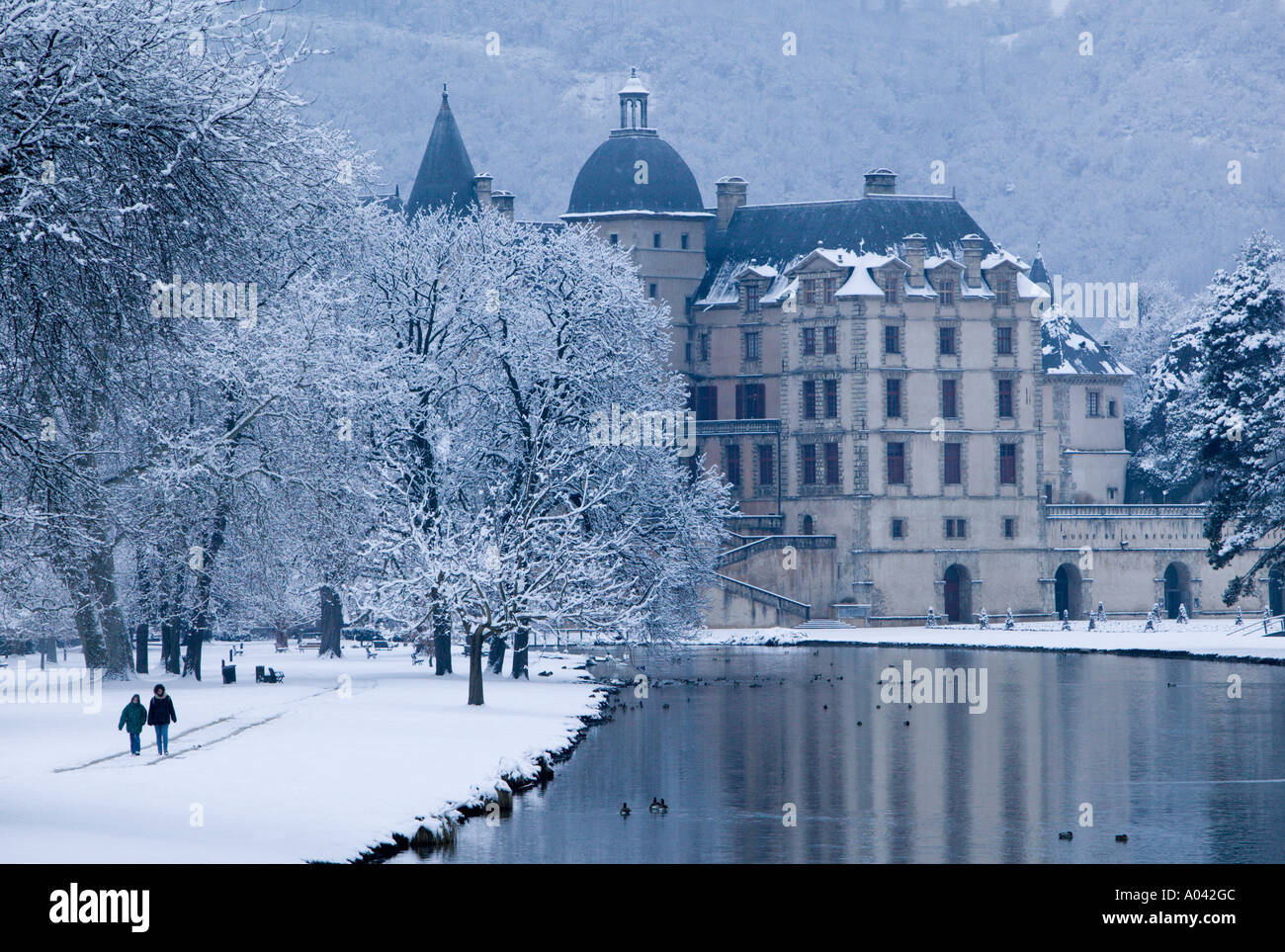 Chateau de Vizille Park, Vizille, Isere, Frankreich Stockfoto