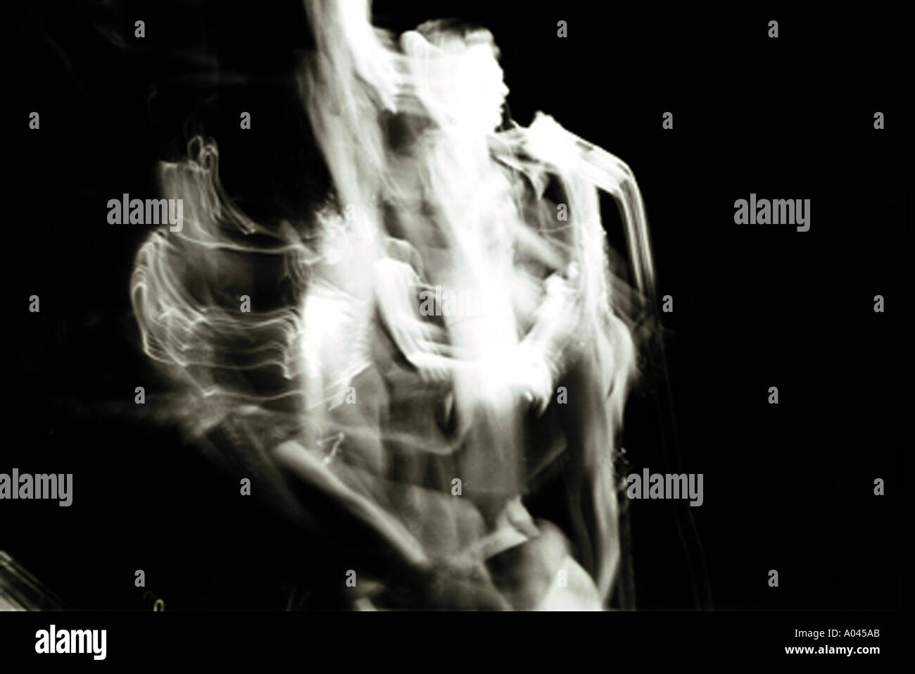 Tänzer in Bewegung Stockfoto