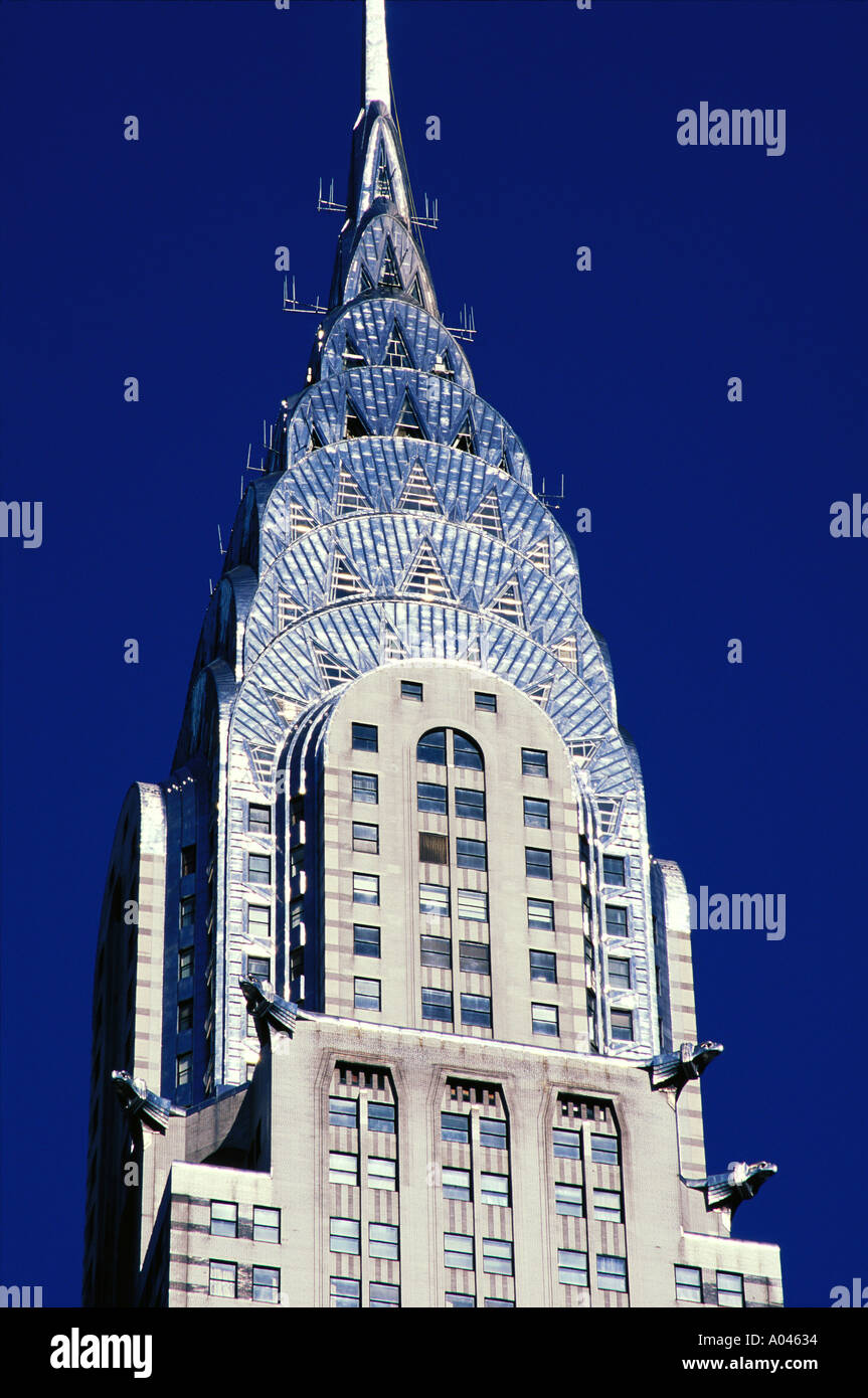 USA New York New York City Chrysler Building Stockfoto