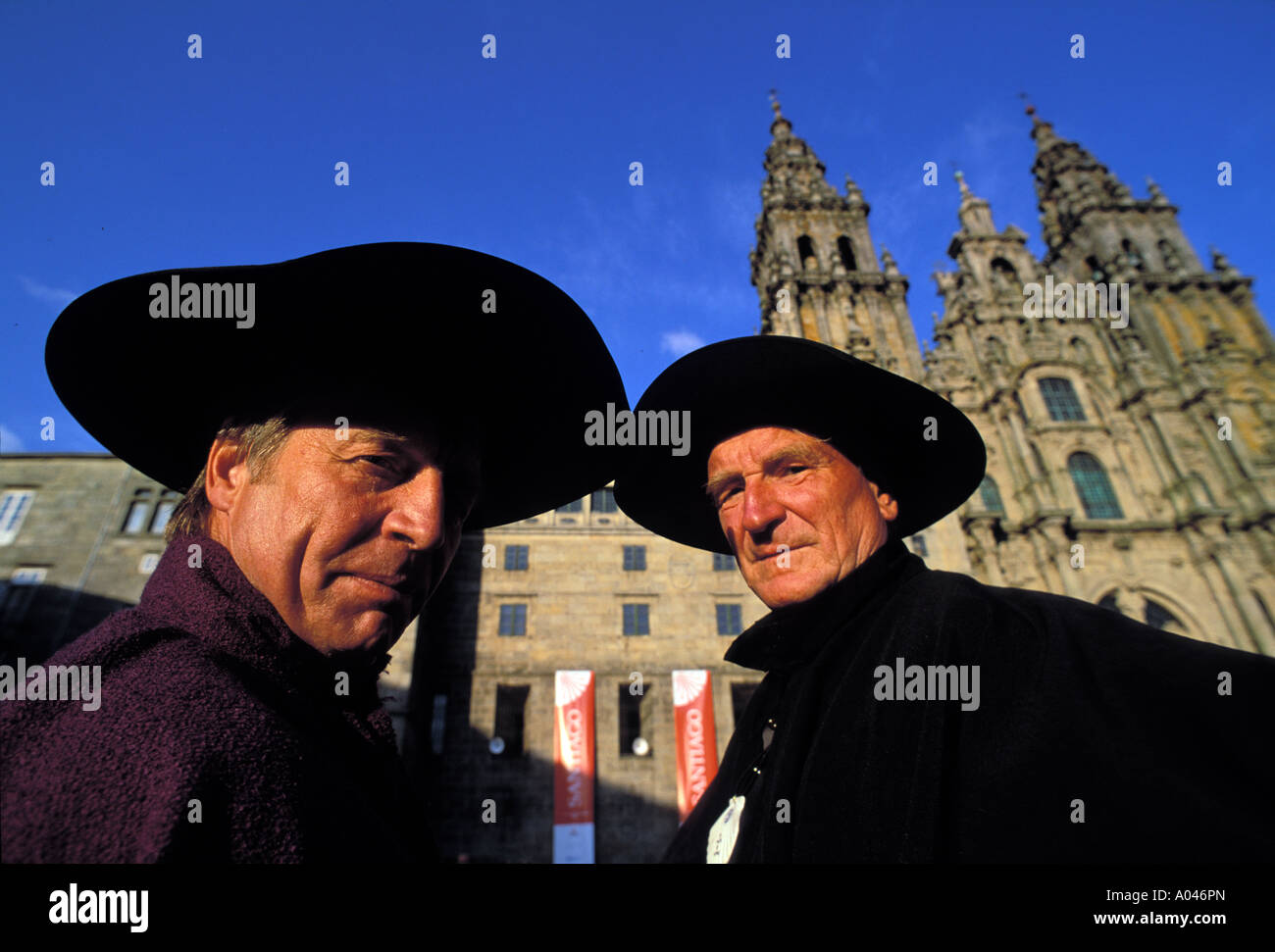 Grafen v. Hammerstein vor der Kathedrale Santiago, Spanien, Europa Stockfoto