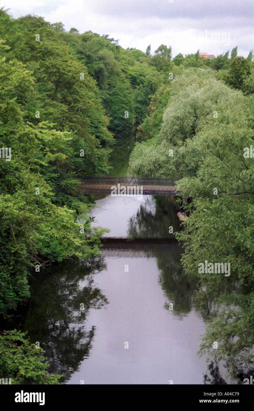 River Kelvin Glasgow Schottland Stockfoto