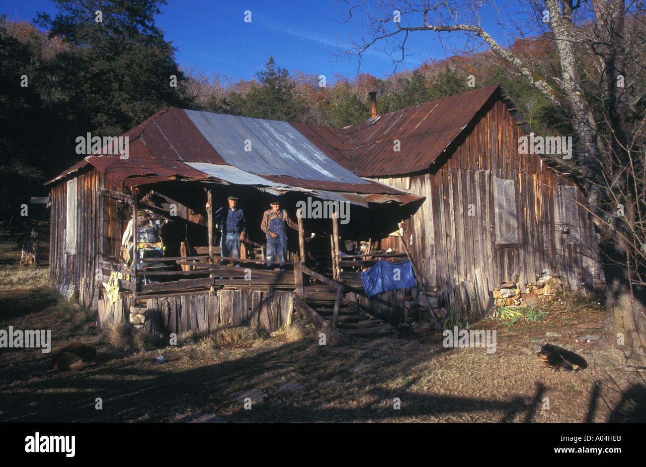 Hillbillies shack Arkansas USA Stockfotografie Alamy
