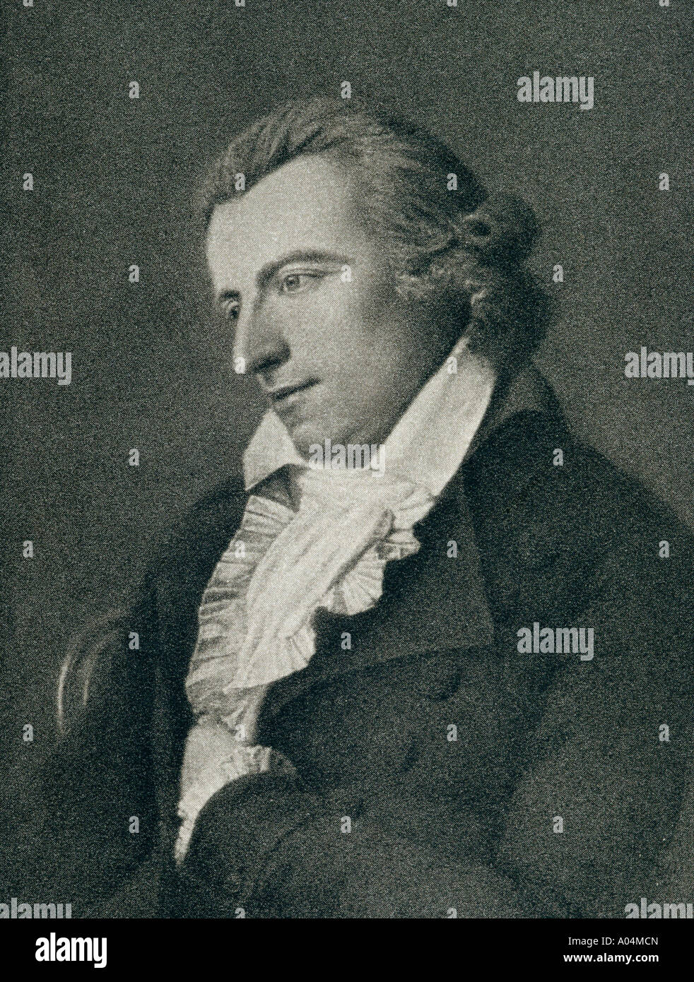 Johann Christoph Friedrich von Schillers, 1759 - 1805. Stockfoto