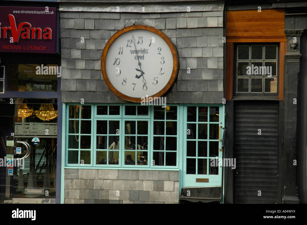 Weltweit Ende Modeboutique im Besitz von Vivienne Westwood im King s Road Chelsea London England Stockfoto