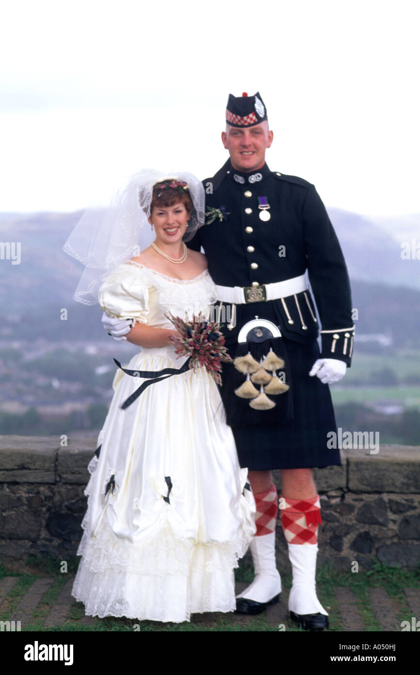 Scotland Wedding Bride Groom Stockfotos und bilder Kaufen Alamy