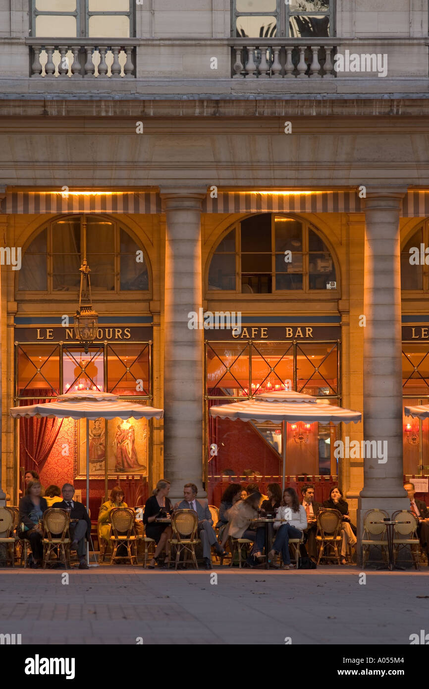 Paris Café Palais Royal Stockfoto