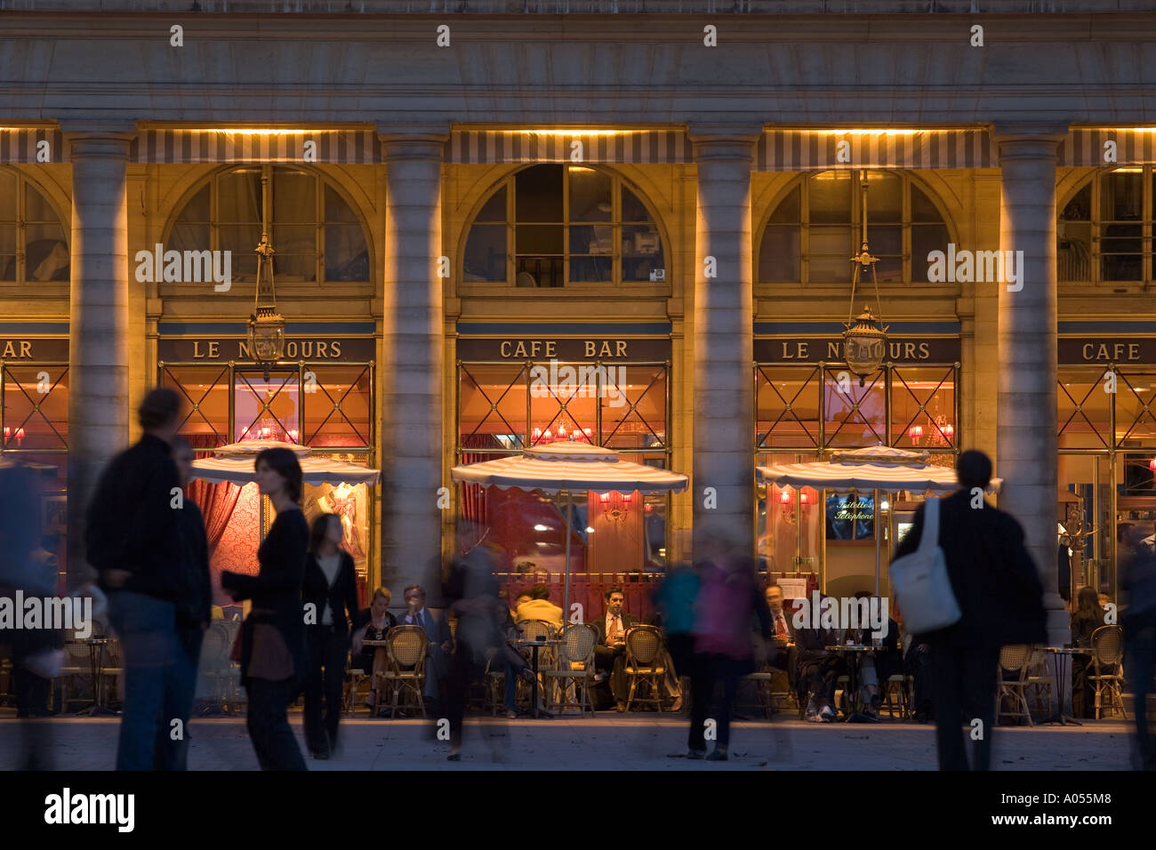 Paris Café Palais Royal Stockfoto
