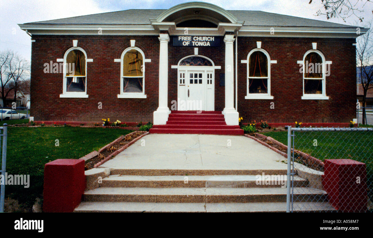 Salt Lake City Utah USA Free Church Of Tonga nicht konfessionsgebunden Stockfoto