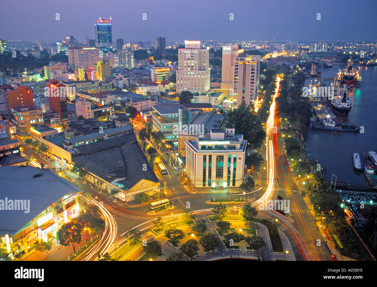 Ho-Chi-Minh-Stadt-Vietnam Stockfoto