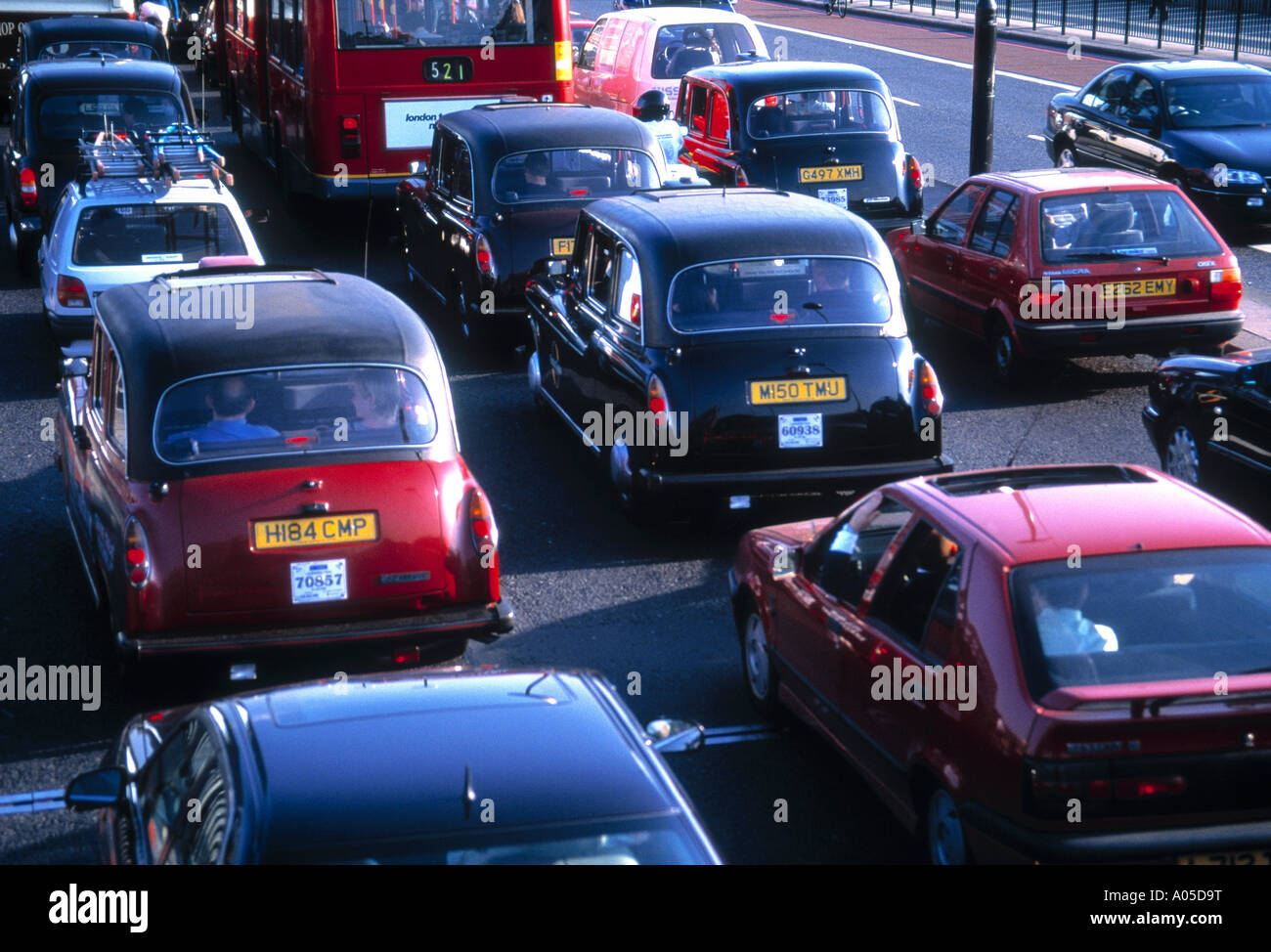 London, Transport, Verkehr Stockfoto
