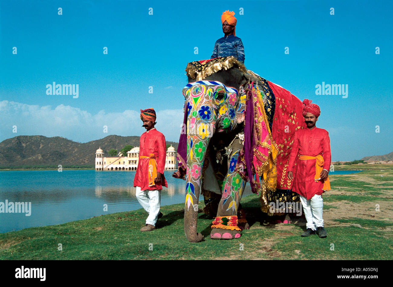 Staat Rajasthan, Jaipur Stockfoto