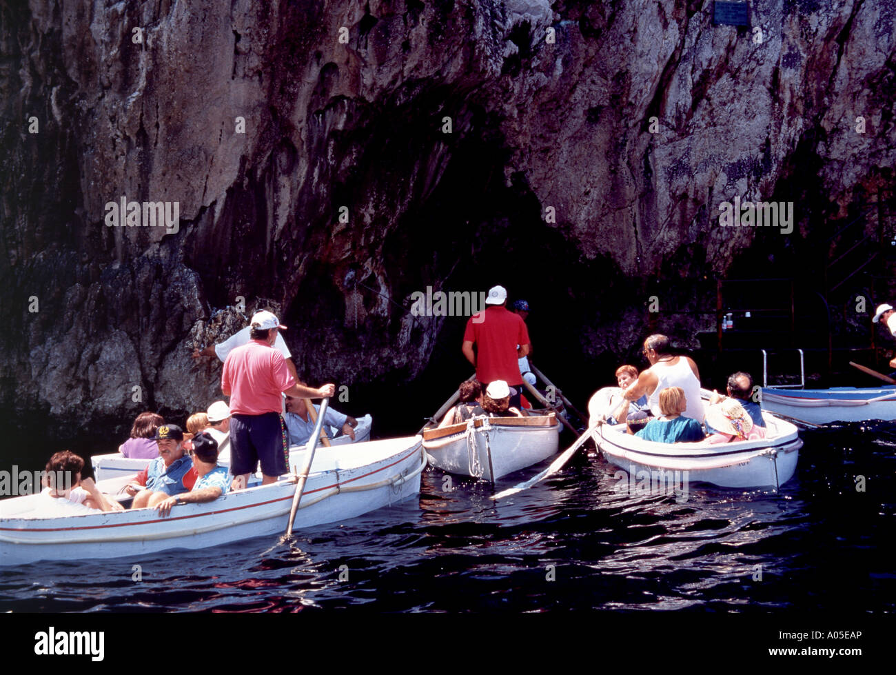 Isle Of Capri, Blaue Grotte Stockfoto