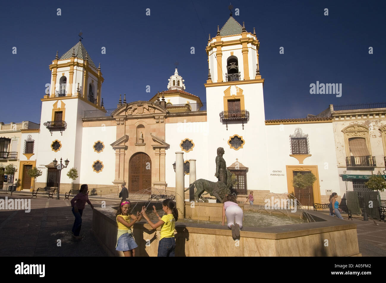 Spanien-Andalusien-Plaza del Socorro Stockfoto