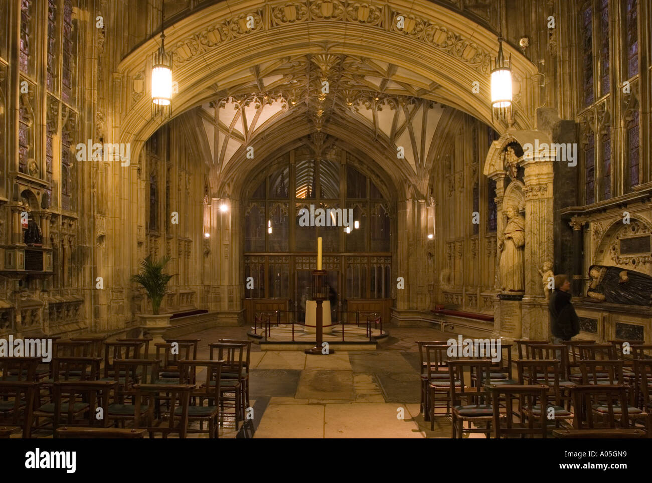 Marienkapelle - Kathedrale von Gloucester - Gloucestershire Stockfoto