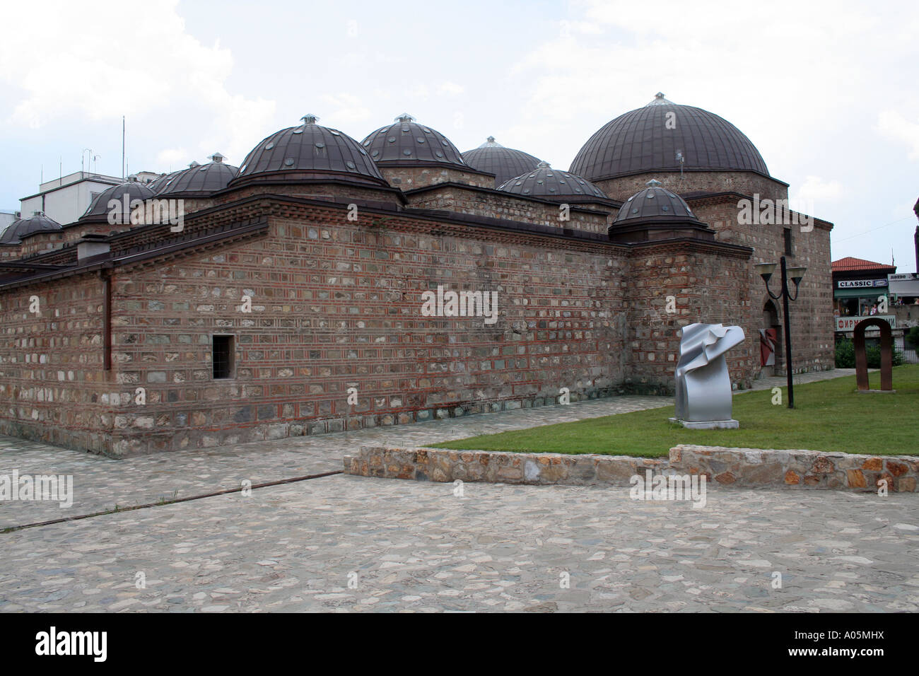 Republik Makedonia Skopie Stockfoto