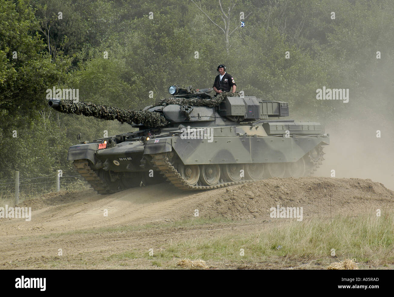 Kampfpanzer Challenger 1 an der 2004 Krieg und Stück zeigen West Malling Kent Stockfoto