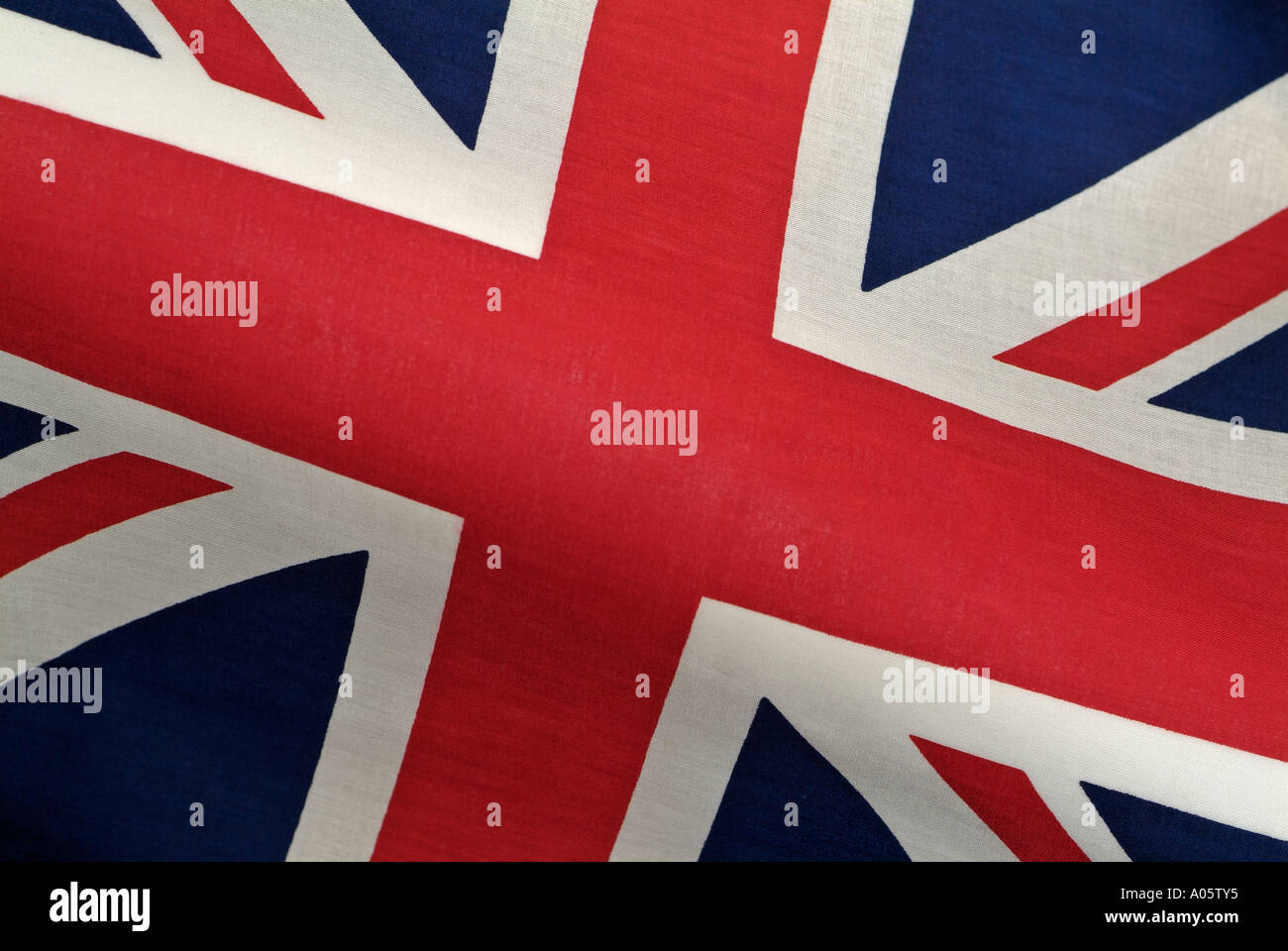 Britische Union Jack-Flagge Stockfoto