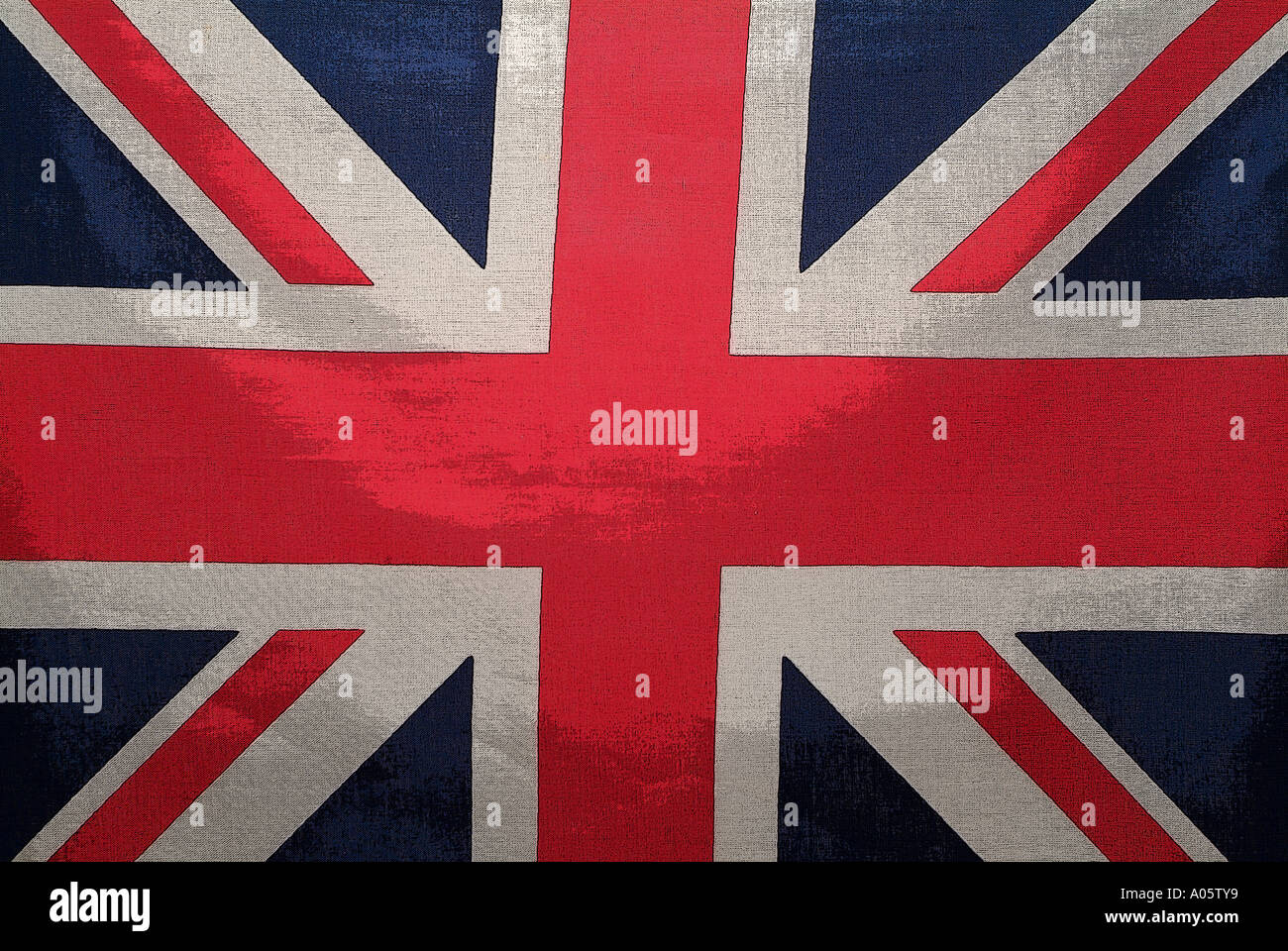 Britische Union Jack-Flagge Stockfoto
