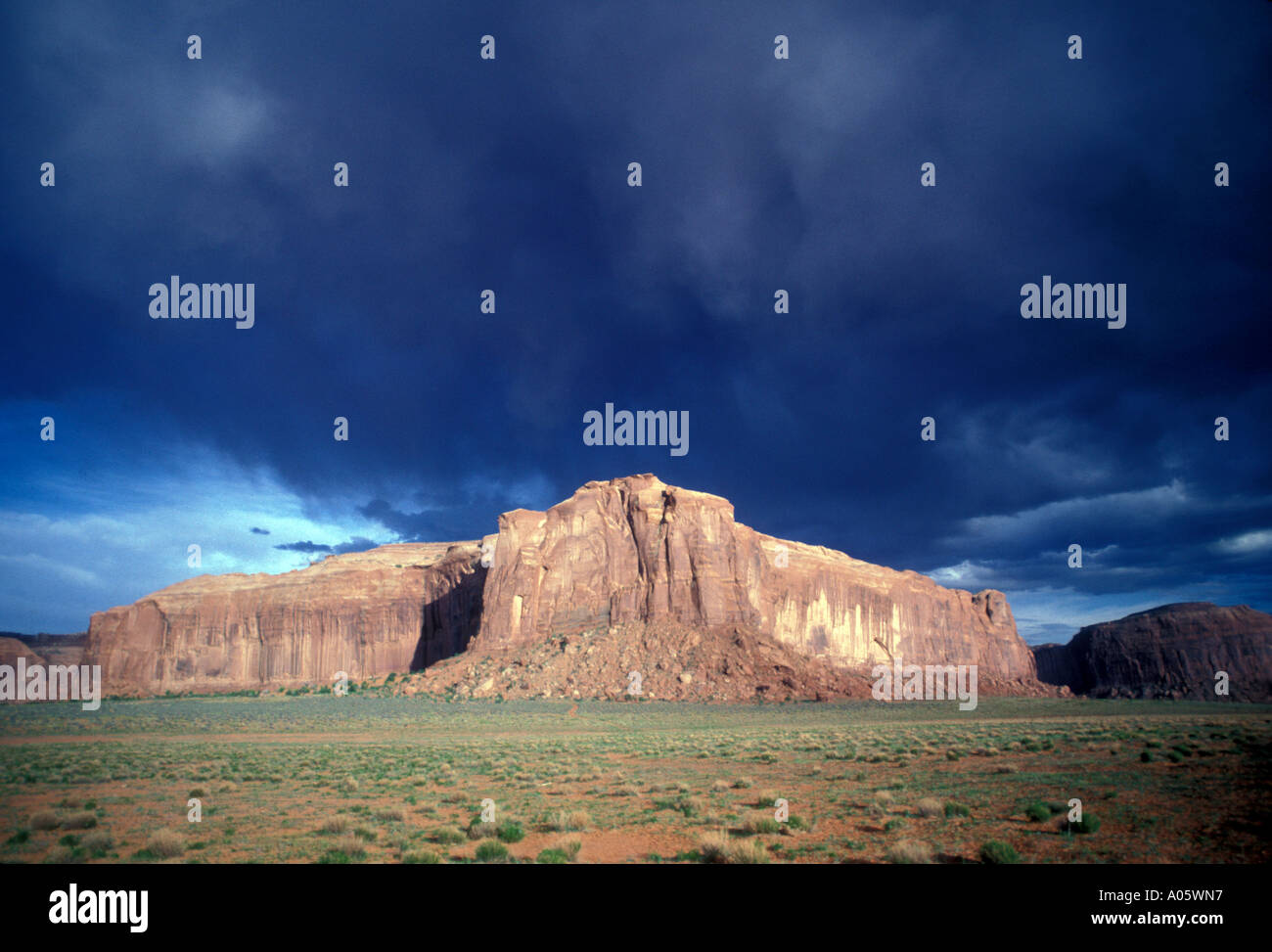 Monument Valley Indianerland in Arizona und Utah Grenze Vereinigte Staaten von Amerika-Nordamerika Stockfoto