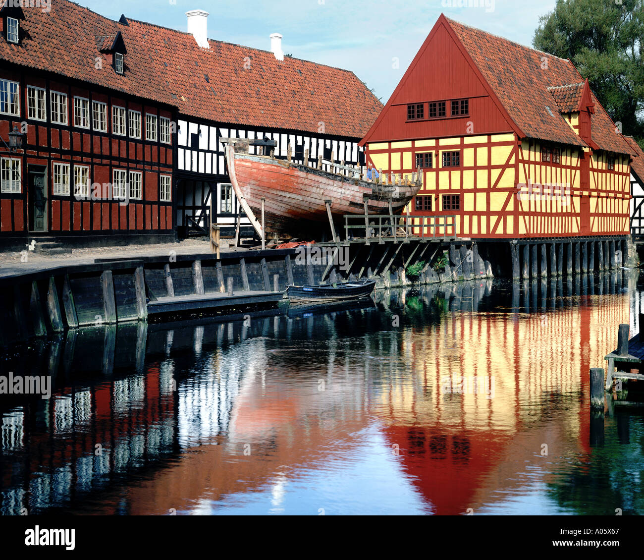 DK - JÜTLAND: Die Altstadt oder Den Gamle durch in Aarhus Stockfoto