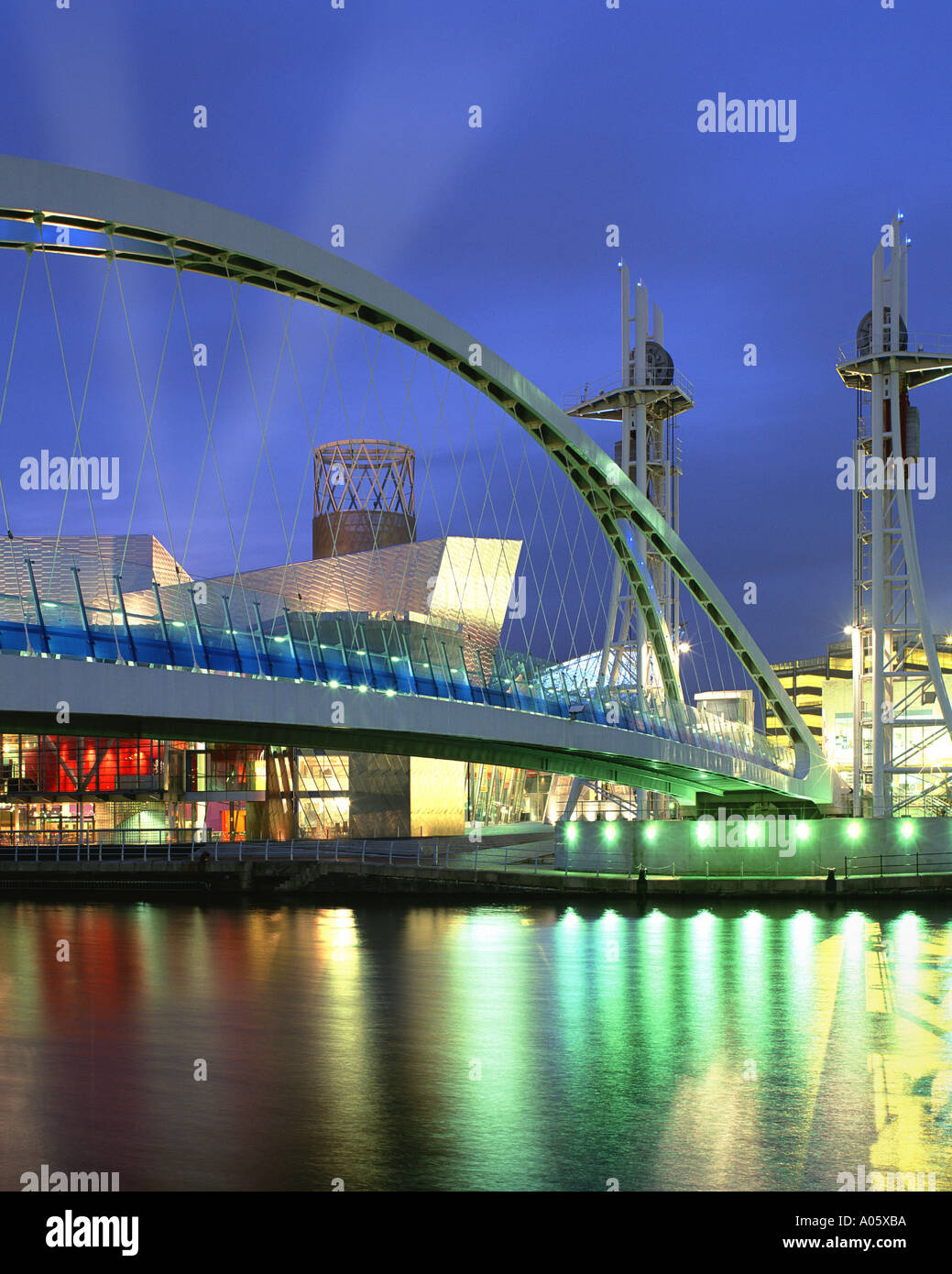 GB MANCHESTER Die neue Lowry Centre in Salford Kais Stockfotografie