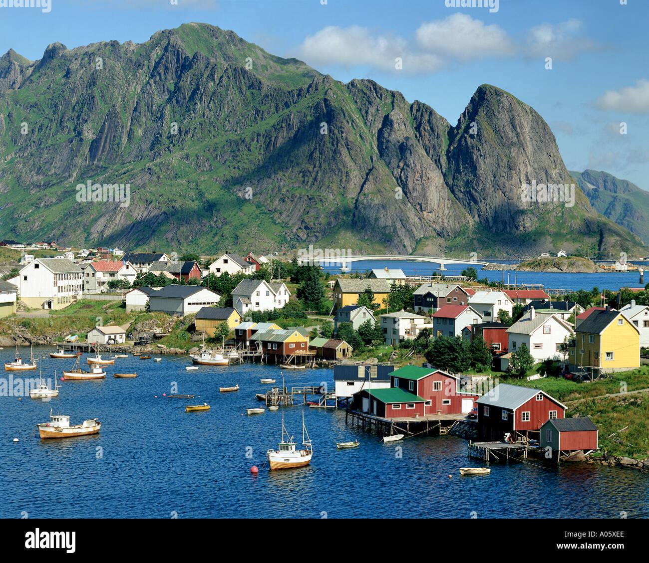 NO - LOFOTEN-Inseln: Reine Stockfoto