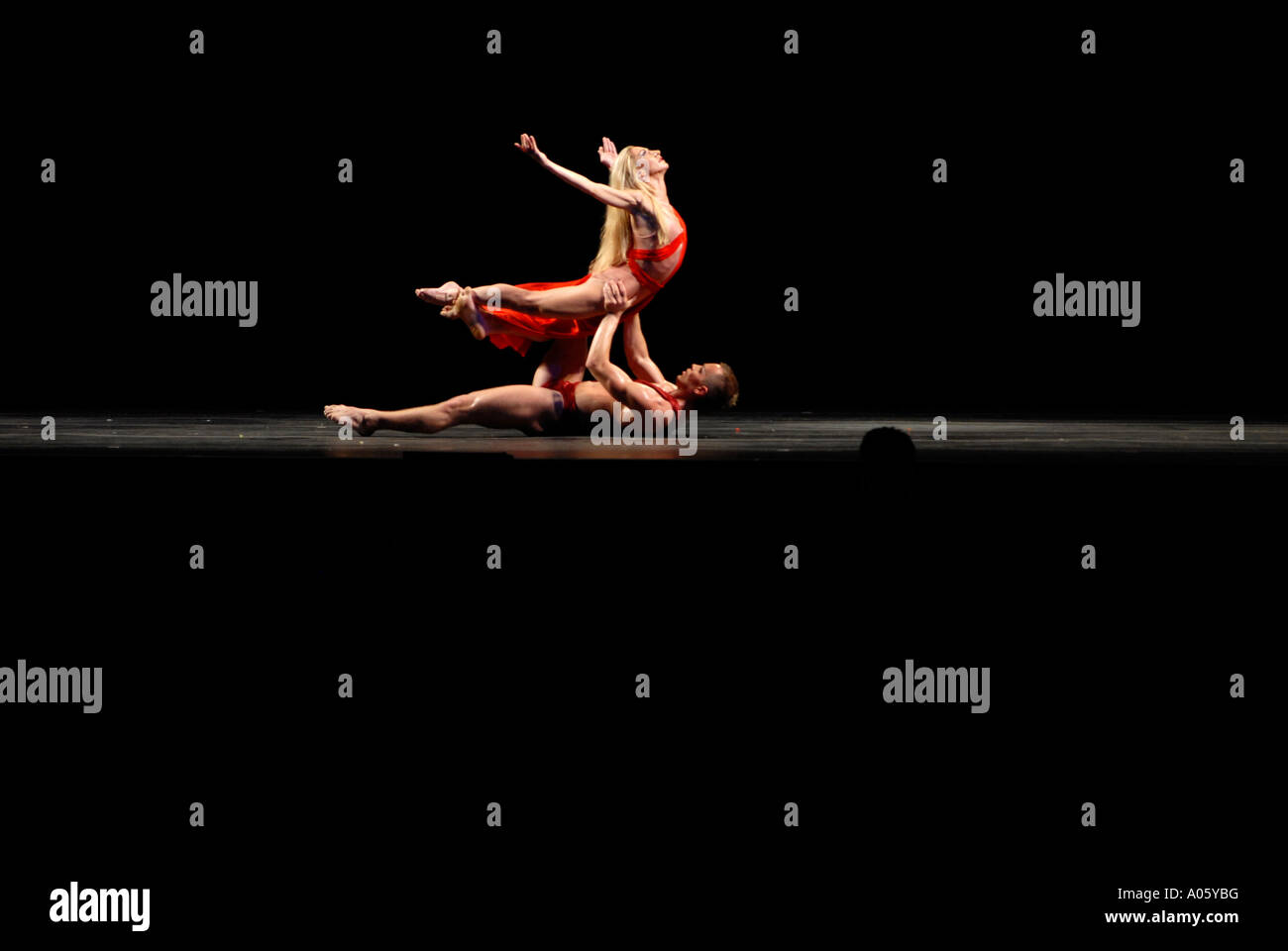 Martha Graham Dance Company am Lincoln Center Out of Doors Programm im Damrosch Park Bandshell New York 2006 Stockfoto