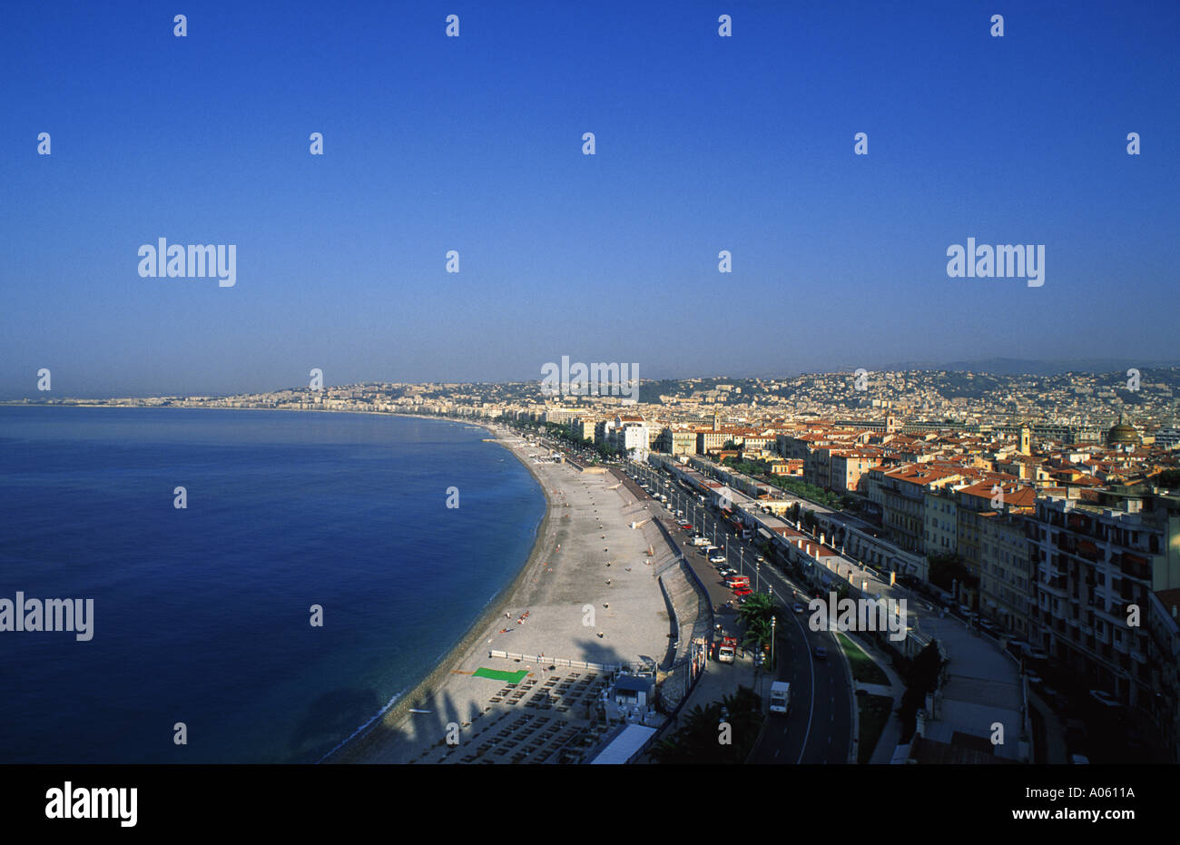 Promenade des Anglais Nizza Frankreich Süden von Frankreich Cote d Azur Côte d ' Azur Stockfoto