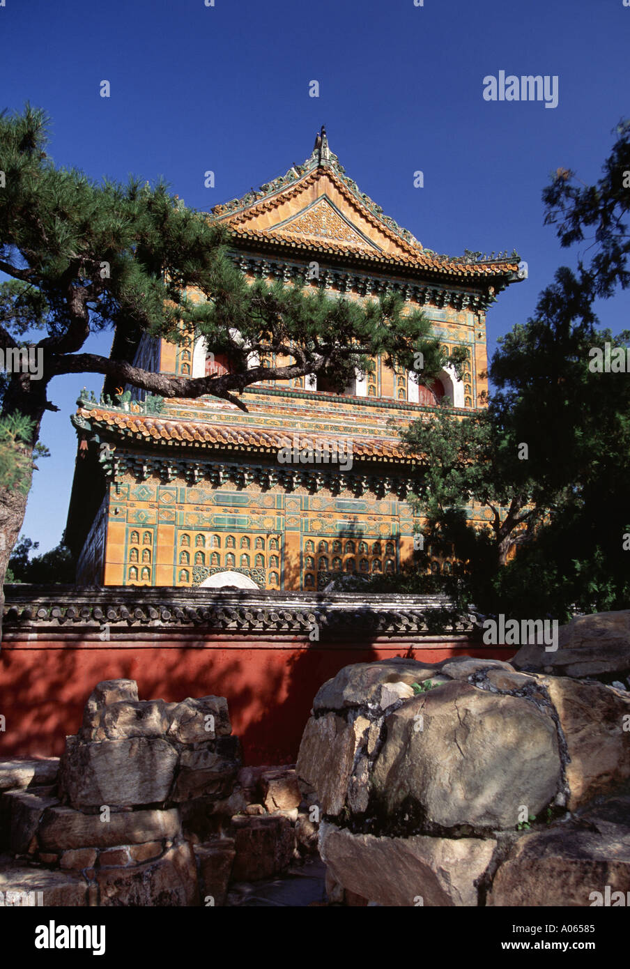 Tempel des Meeres der Weisheit Sommerpalast Peking China Stockfoto