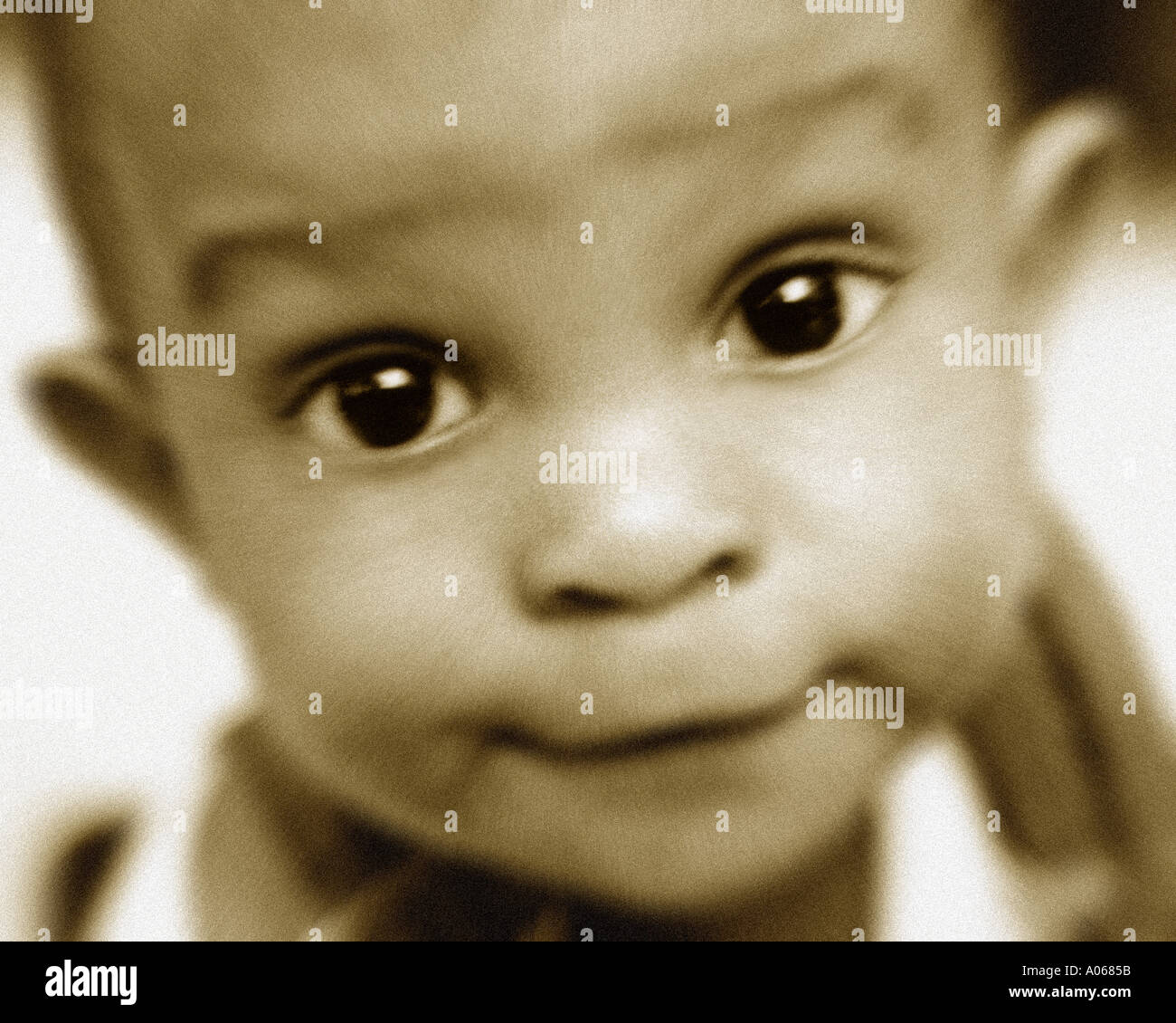 18 Monate alte Kind junge Stockfoto