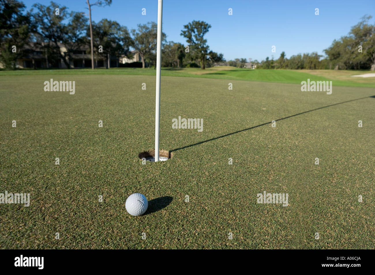 18. Grün, Grenelefe Golf Course, Haines City, Zentral-Florida, Florida USA Stockfoto