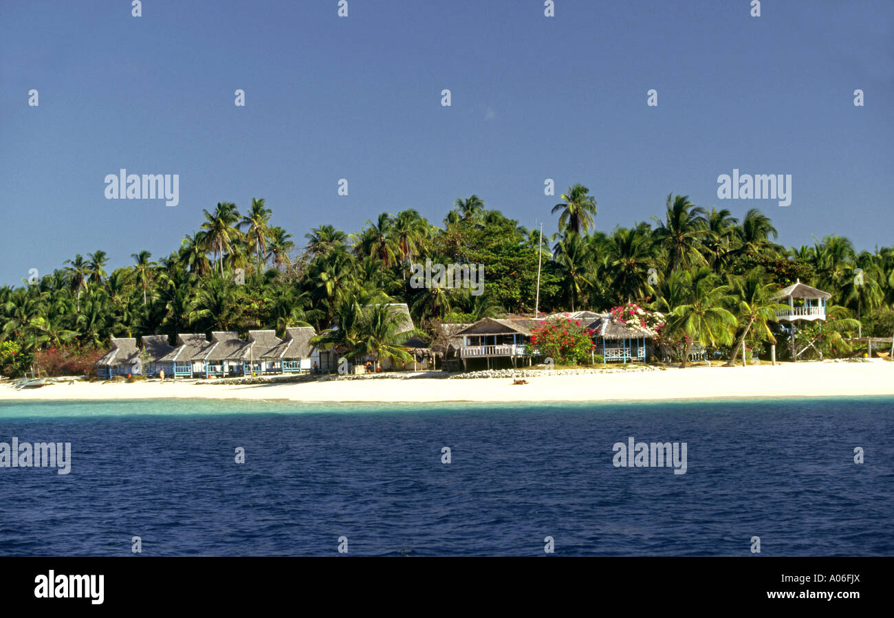 Philippinen Palawan Coco Loco Island Stockfoto