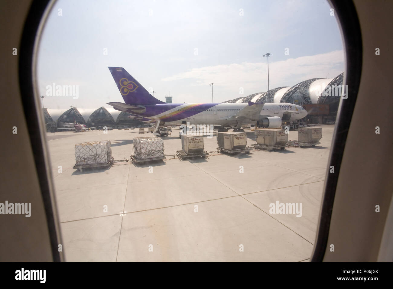 Bangkok Suvarnabhumi Flughafen. Stockfoto