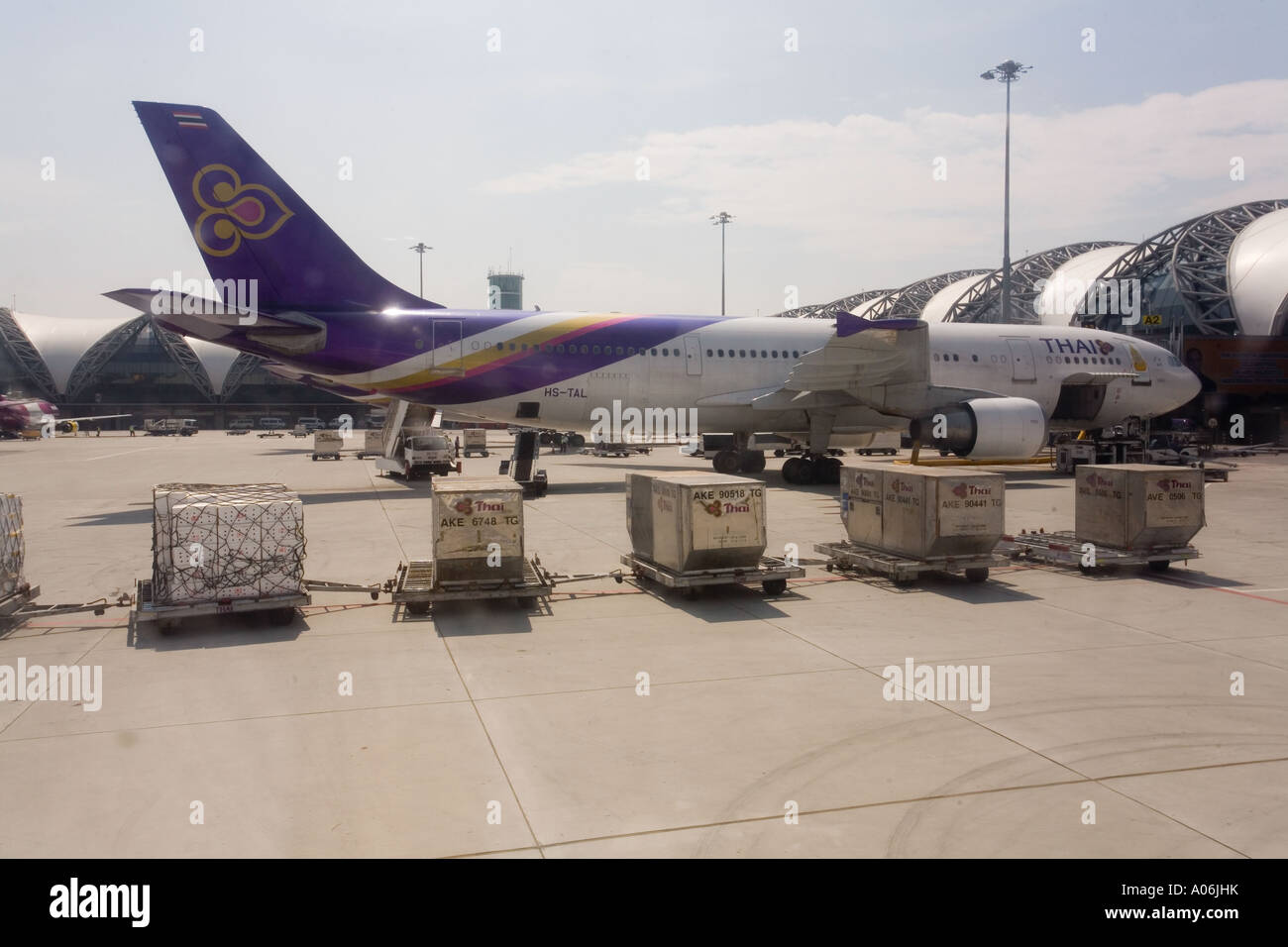 Bangkok Suvarnabhumi Flughafen. Stockfoto