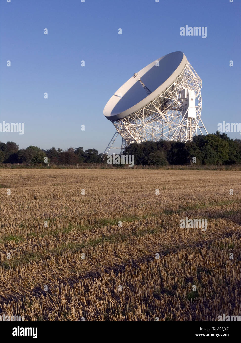 Jodrell Radio Bank Teleskop, Holmes Chapel, England, UK Stockfoto