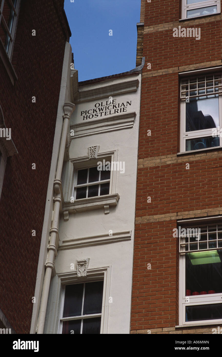 Olde Pickwick Hostelrie London Stockfoto