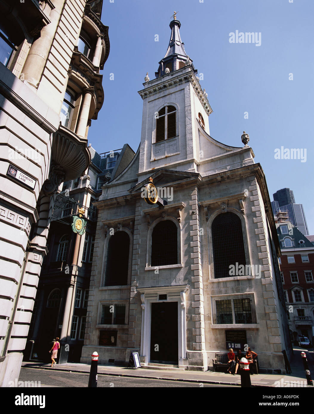 Kirche St. Edmund König und Märtyrer Lombard Street City von London Stockfoto