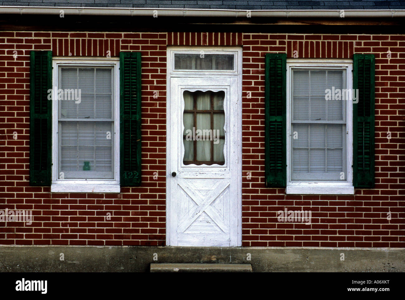 Tür und Fenster Stockfoto