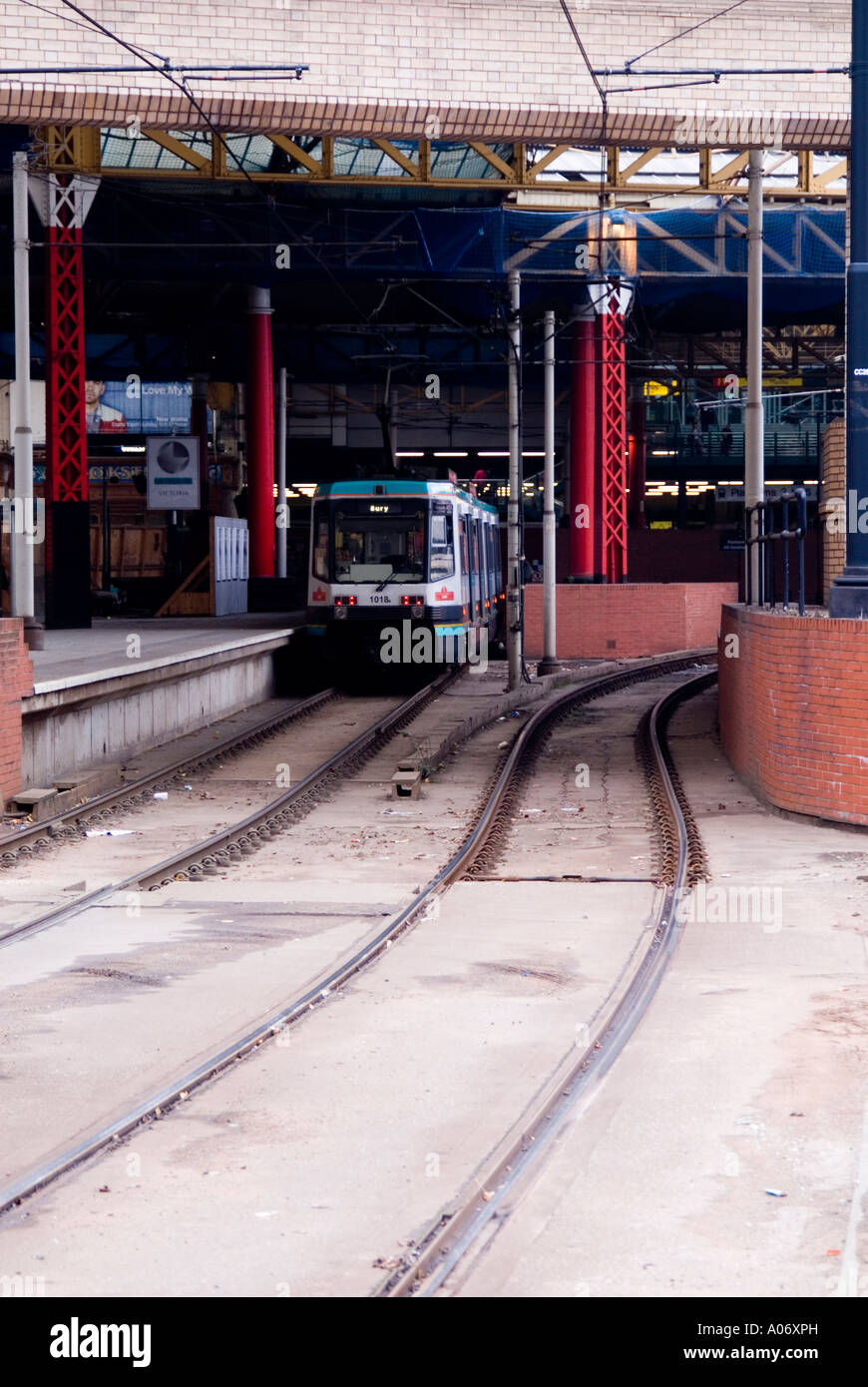 Victoria-Bahnhof Manchester UK Stockfoto