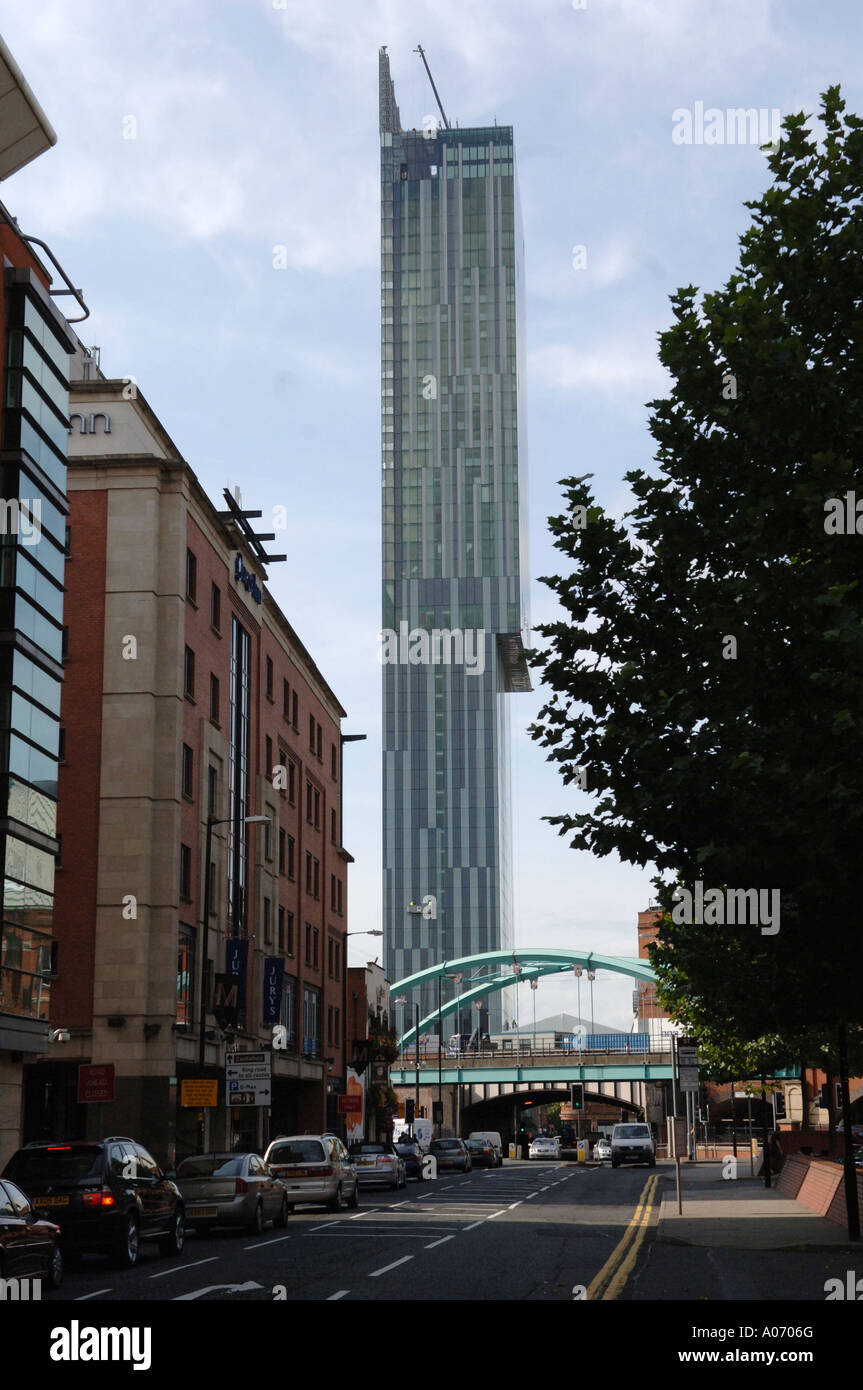 Copyright Bild von Howard Barlow Manchester Beetham/Hilton Tower Stockfoto