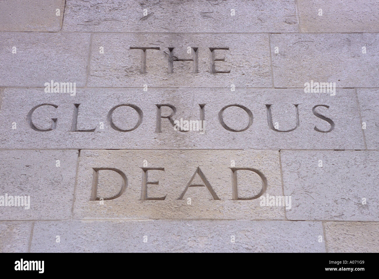 "^ Engagement für" die ^ glorreichen ^ tot ', ' ^ Kriegerdenkmal Cenotaph ", ^ Whitehall, London" Stockfoto