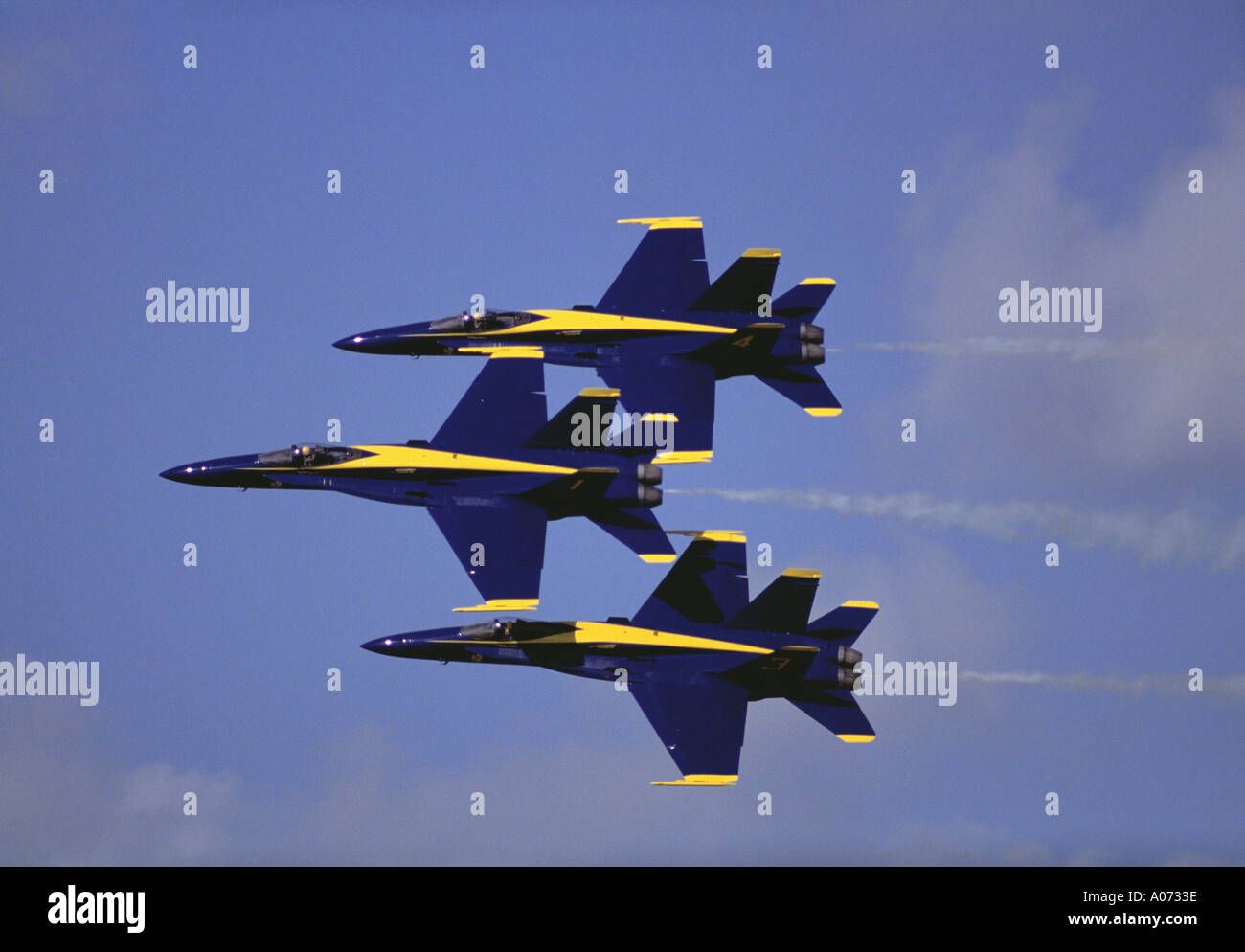 Der blaue Engel U S NAVY akrobatische Team Stockfoto
